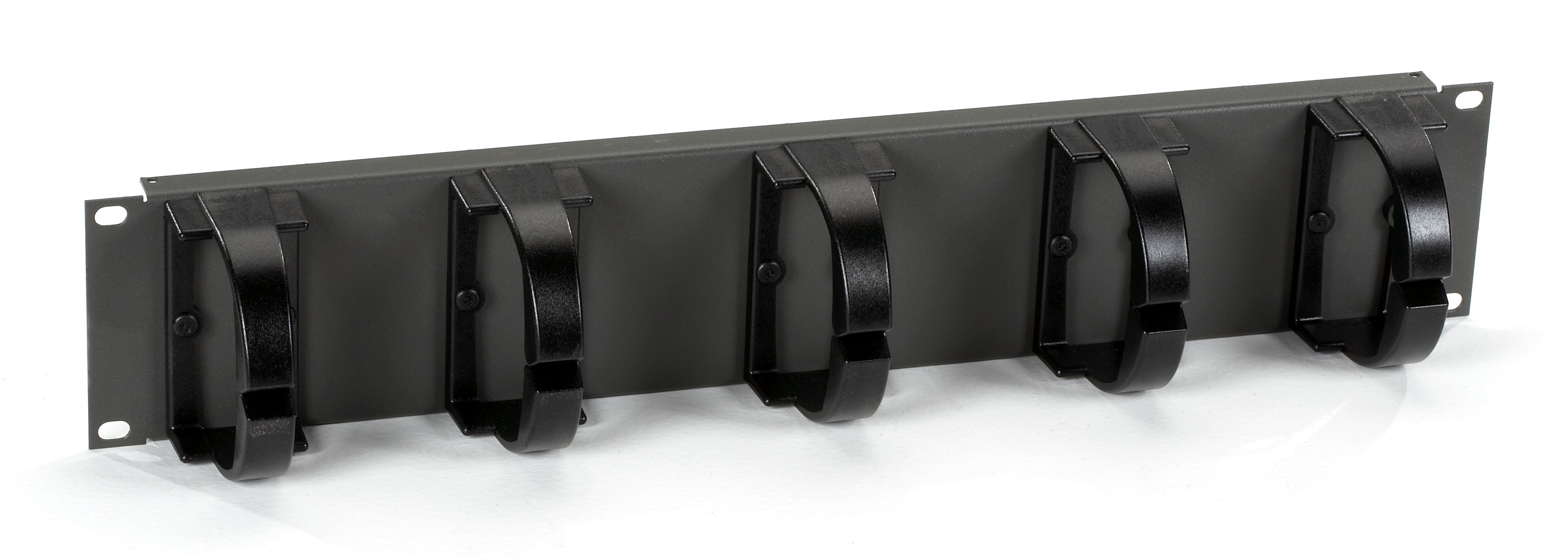 Black Box Horizontal It Rackmount Cable Manager - 2U, 19" , Single-Sided, Black