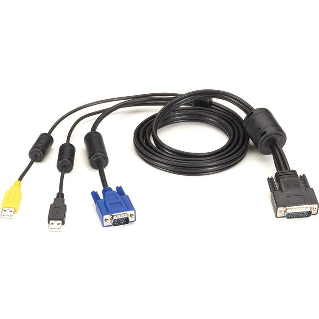 Black Box KVM Switch Cable - VGA, USB, CAC USB to HD26 EHNSECURE3-0006