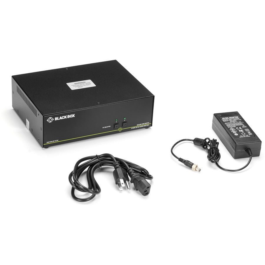Black Box KVM Switchbox with CAC SS2P-DH-DVI-UCAC