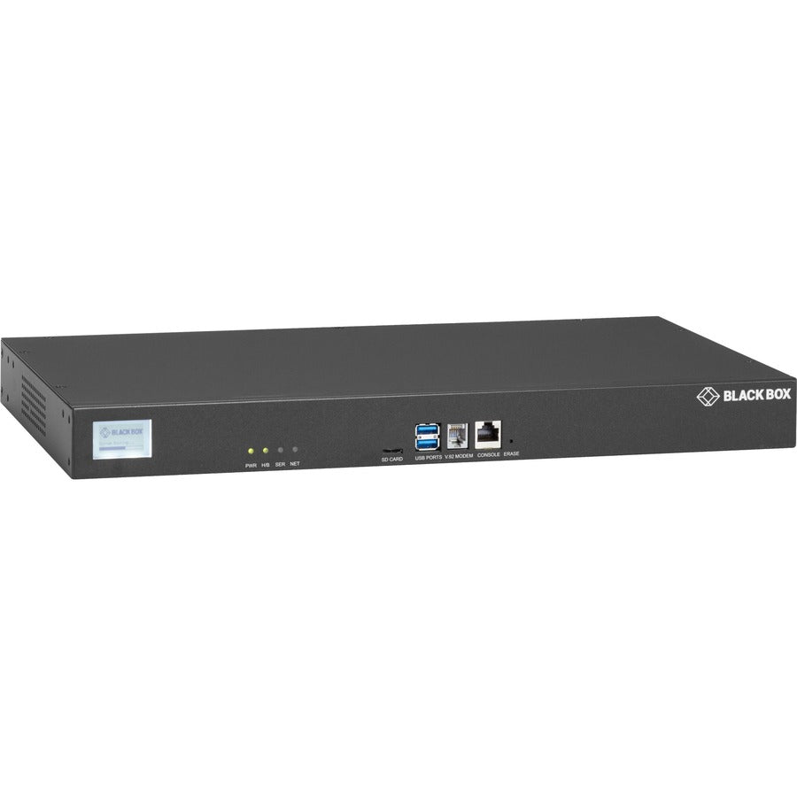 Black Box LES1700 Series Console Server - POTS Modem, Dual 10/100/1000 LES1732A-R2