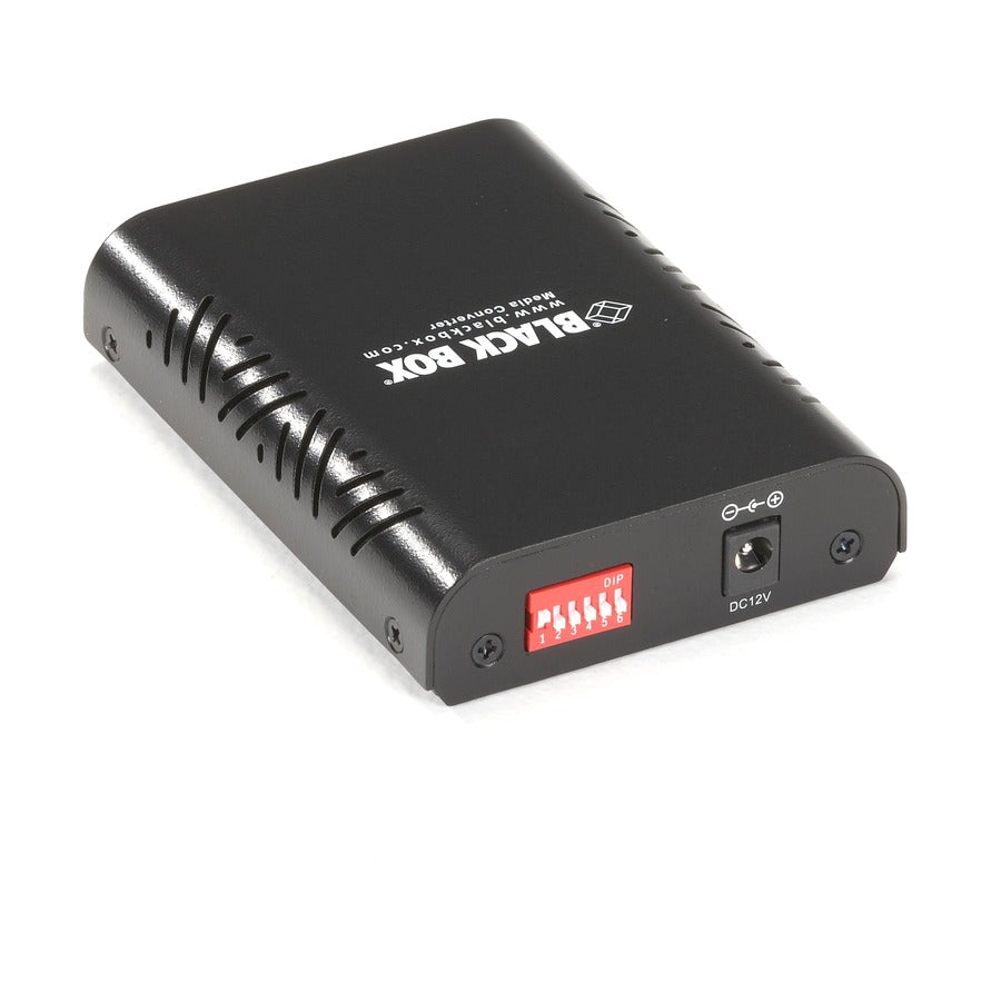 Black Box LinkGain 10/100BASE-TX to 100BASE-FX Media Converter, ST LBMC300-MMST