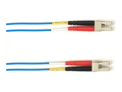 Black Box - Patch cable - SC multi-mode (M) to LC multi-mode (M) - 5.18 m - fiber optic - 50 / 125 micron - OM4 - OFNP - plenum FOCMPM4-SCSC-AQ-17