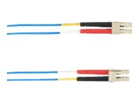 Black Box - Patch cable - TAA Compliant - LC single-mode (M) to LC single-mode (M) - 3.05 m - fiber optic - duplex - 9 / 125 FOCMPSM-LCLC-AQ-10