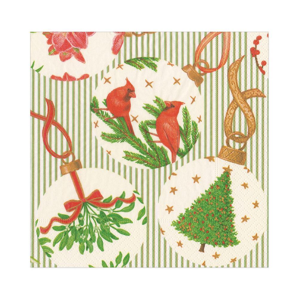 Botanical Ornaments Paper Luncheon Napkins