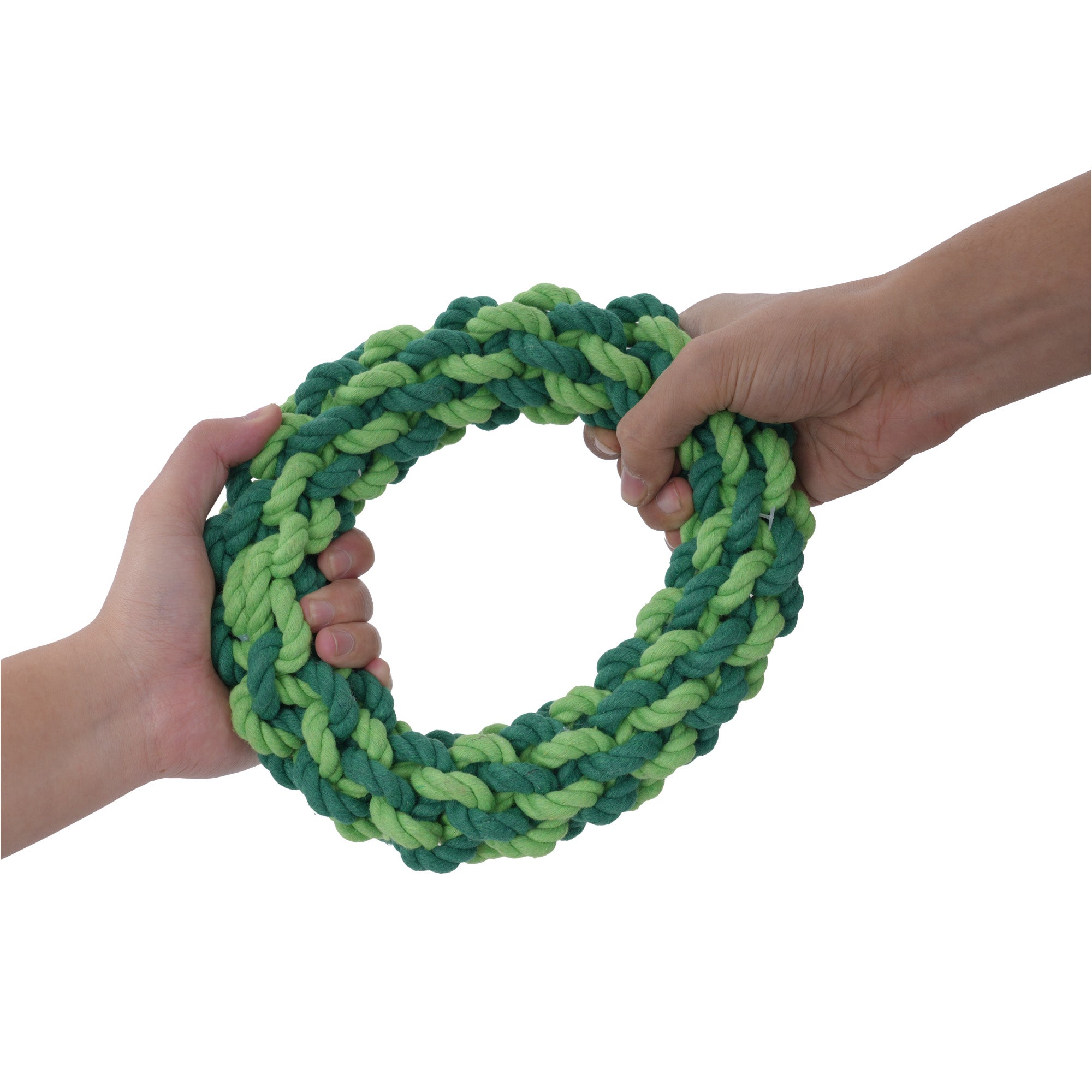 Braided Wreath Rope Dog Toy - 8 Inch