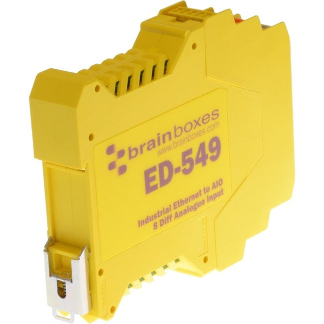 Brainboxes - Ethernet to 8 Analogue Inputs + RS485 Gateway ED-549