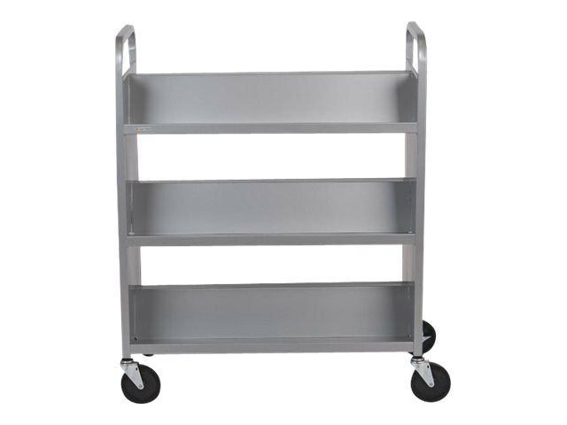 Bretford Booktrucks - Trolley - 6 shelves - steel - putty beige V336-PB5