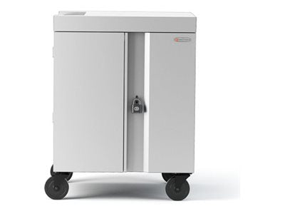 Bretford CUBE Cart Max TVCMX30PAC - Cart (charge only) - for 30 netbooks - lockable - steel - platinum - screen size: up to 18",Bretford TVCMX30PAC-PM
