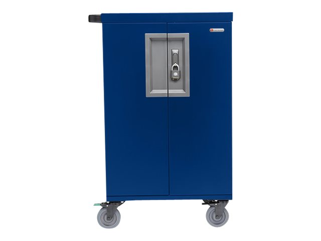Bretford CoreX TCOREX36 - Cart (charge only) - for 36 tablets / notebooks - lockable - steel - royal blue - screen size: up to TCOREX36-RB