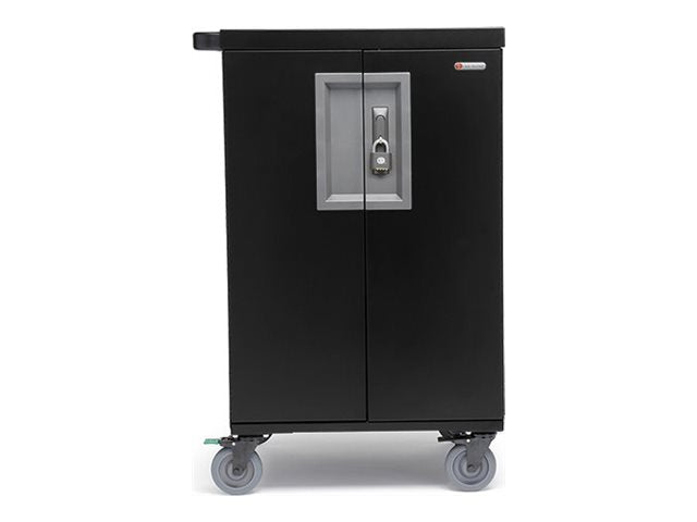 Bretford CoreX TCOREX36USBC - Cart (charge only) - pre-wired - for 36 devices - lockable - steel - black pumice - screen size: TCOREX36USBC-B