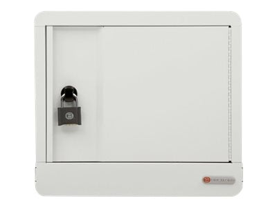 Bretford Cube Micro Station Pre-Wired TVS10USBC - Cabinet unit - for 10 notebooks/tablets - lockable - welded steel - concrete TVS10USBC-CT