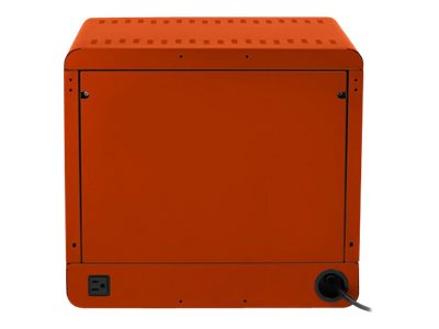 Bretford Cube Micro Station Pre-Wired TVS10USBC - Cabinet unit - for 10 notebooks/tablets - lockable - welded steel - tangerine TVS10USBC-TAG