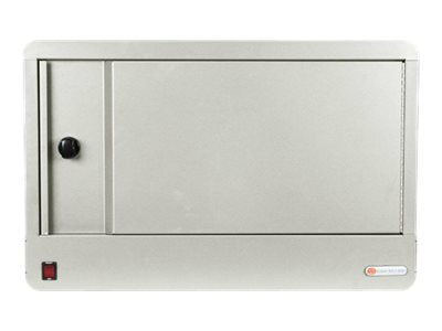 Bretford Cube Micro Station TVS16PAC - Cabinet unit - for 16 tablets / notebooks - lockable - steel - concrete - screen size: TVS16PAC-CT