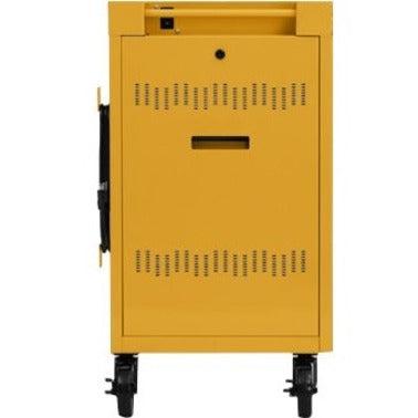 Bretford Cube Mini Portable Device Management Cart Yellow