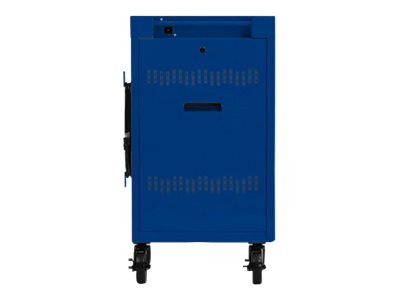 Bretford Cube Mini TVCM24USBC - Cart (charge only) - pre-wired - for 24 tablets / notebooks - lockable - steel - royal blue - TVCM24USBC-RB