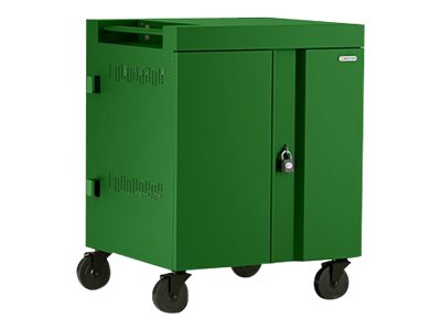Bretford Cube TVC32PAC - 270 degree doors - cart (charge only) - for 32 tablets / notebooks - lockable - welded steel -