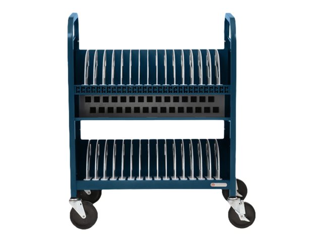 Bretford Cube TVCT30AC - Cart (charge only) - for 30 tablets / notebooks - topaz - output: AC 120 V TVCT30AC-TZ