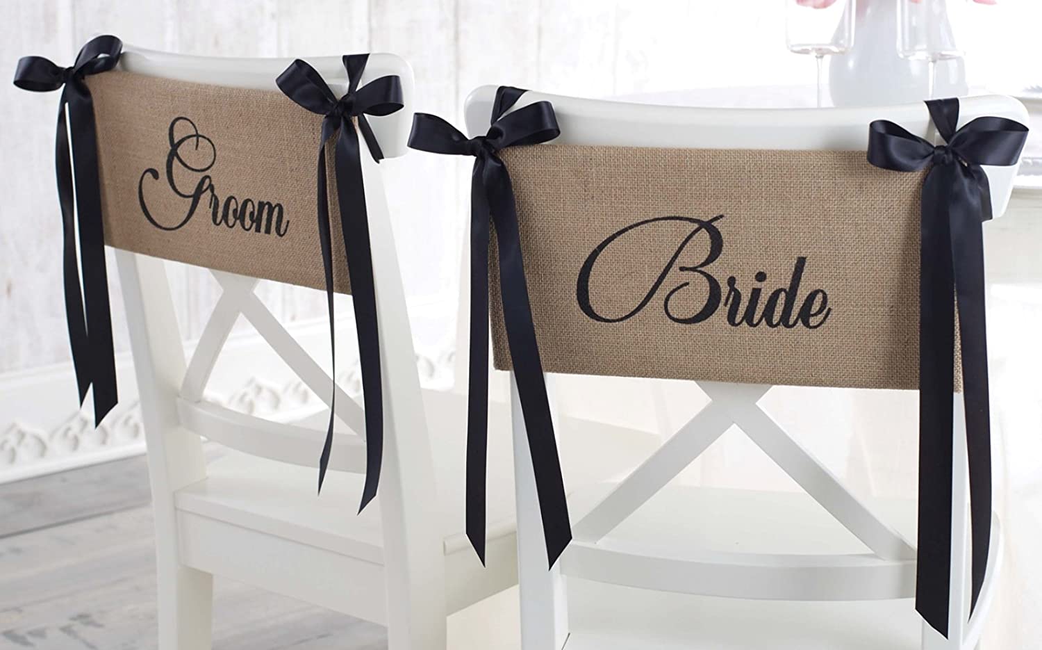Bride/Groom Chair Sash