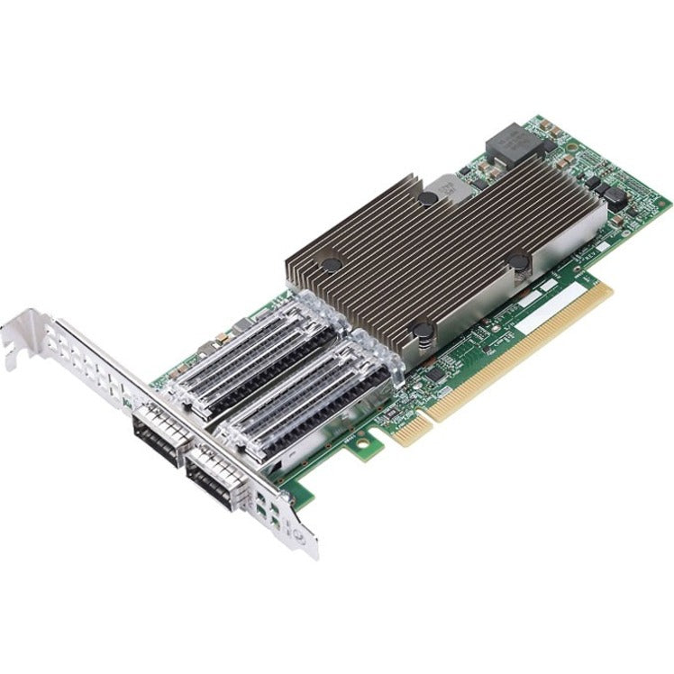 Broadcom Dual-Port 100 Gb/s QSFP56 Ethernet PCI Express 4.0 x16 Network Interface Card -