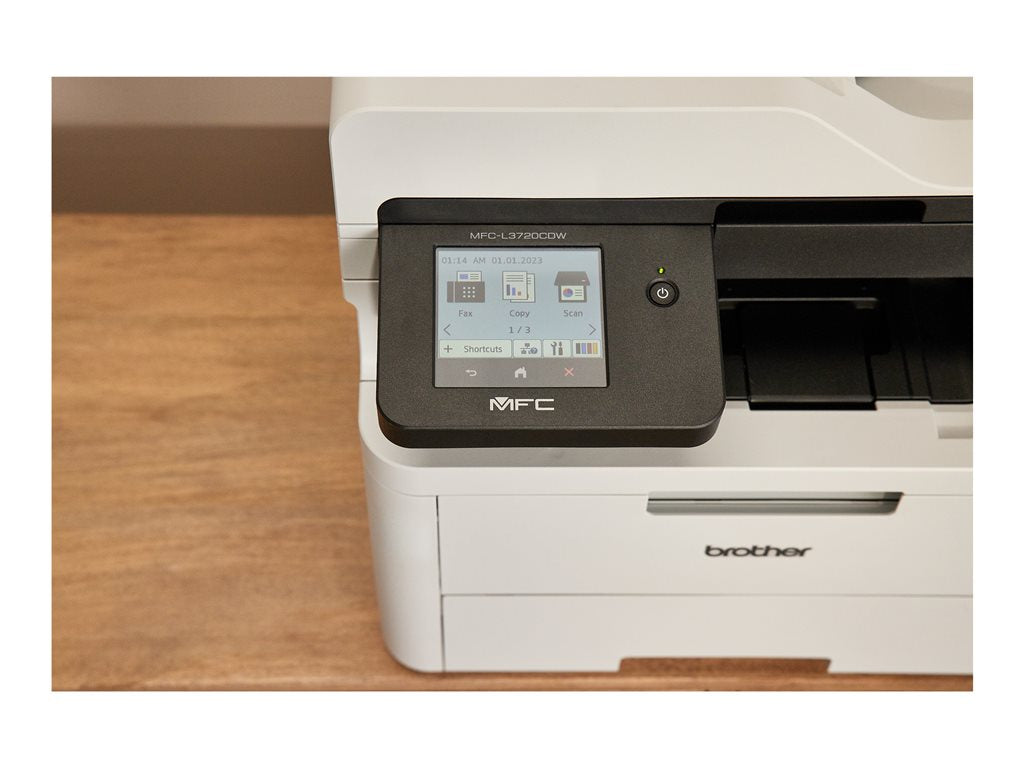 Brother MFC-L3720CDW - Multifunction printer - color - LED - A4/Legal (media) - up to 19 ppm (copying) - up to 19 ppm