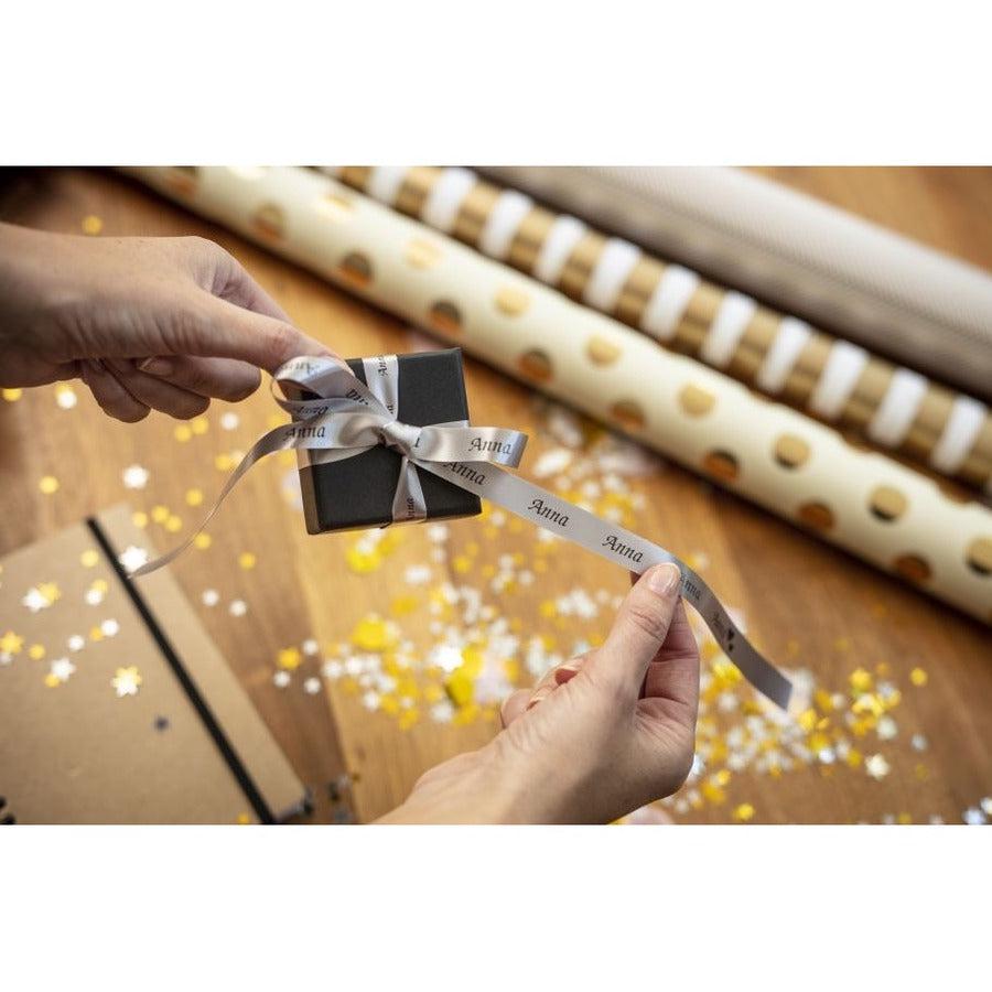 Brother TZe-R931 Ribbon Tape Cassette - Black on Silver, 12mm Wide