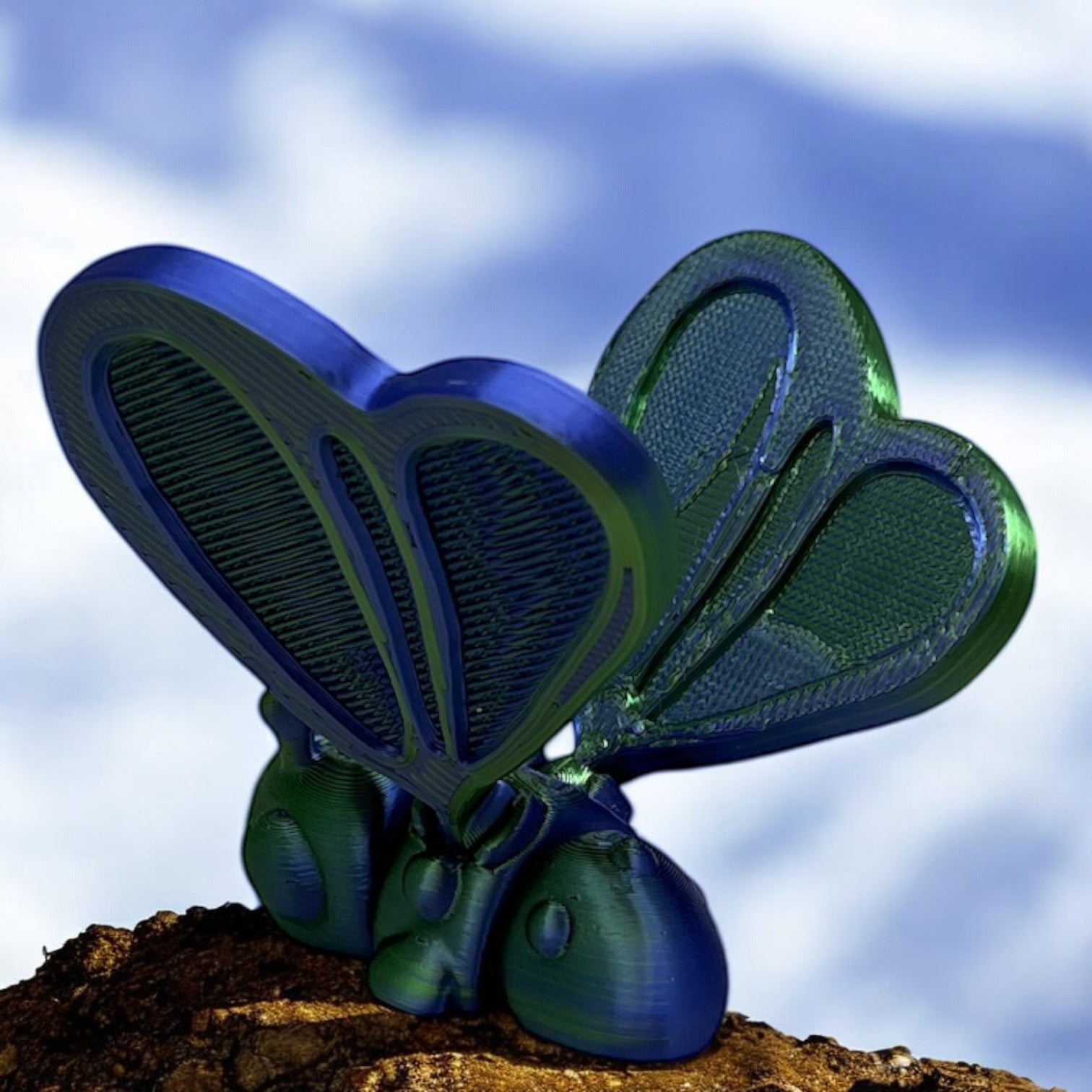 Butterfly - Blue / Green Color