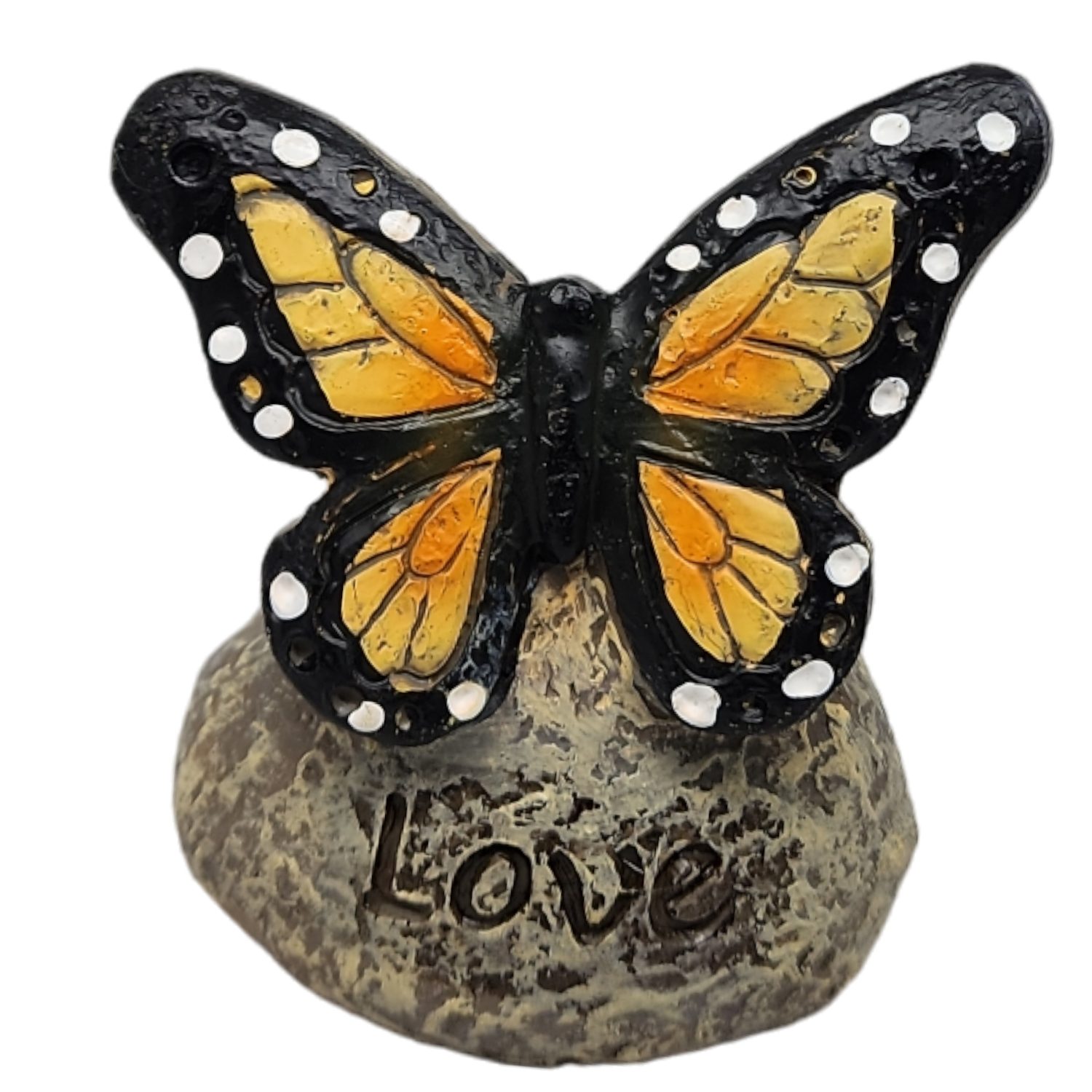 Butterfly Message Stone -