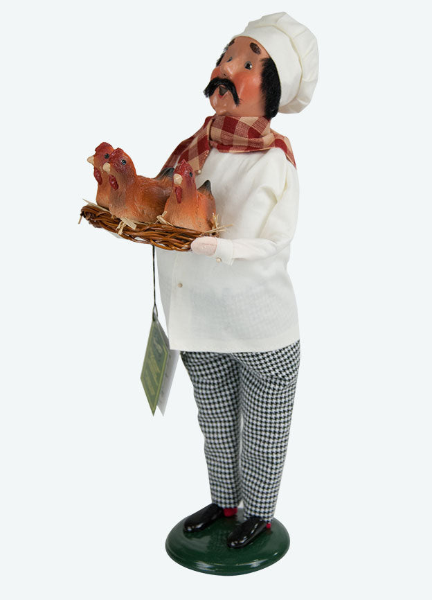 Byers' Choice 3 French Hens Chef