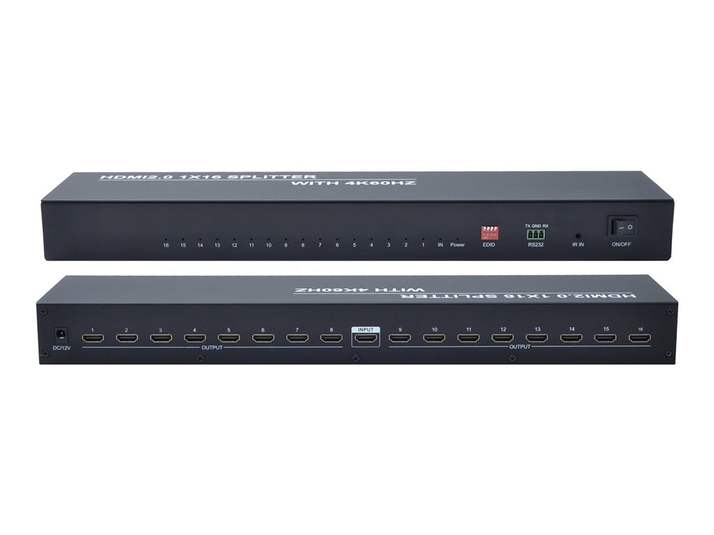 Bytecc HM2-SP116 - Video/audio splitter - 16 x KVM / audio - desktop