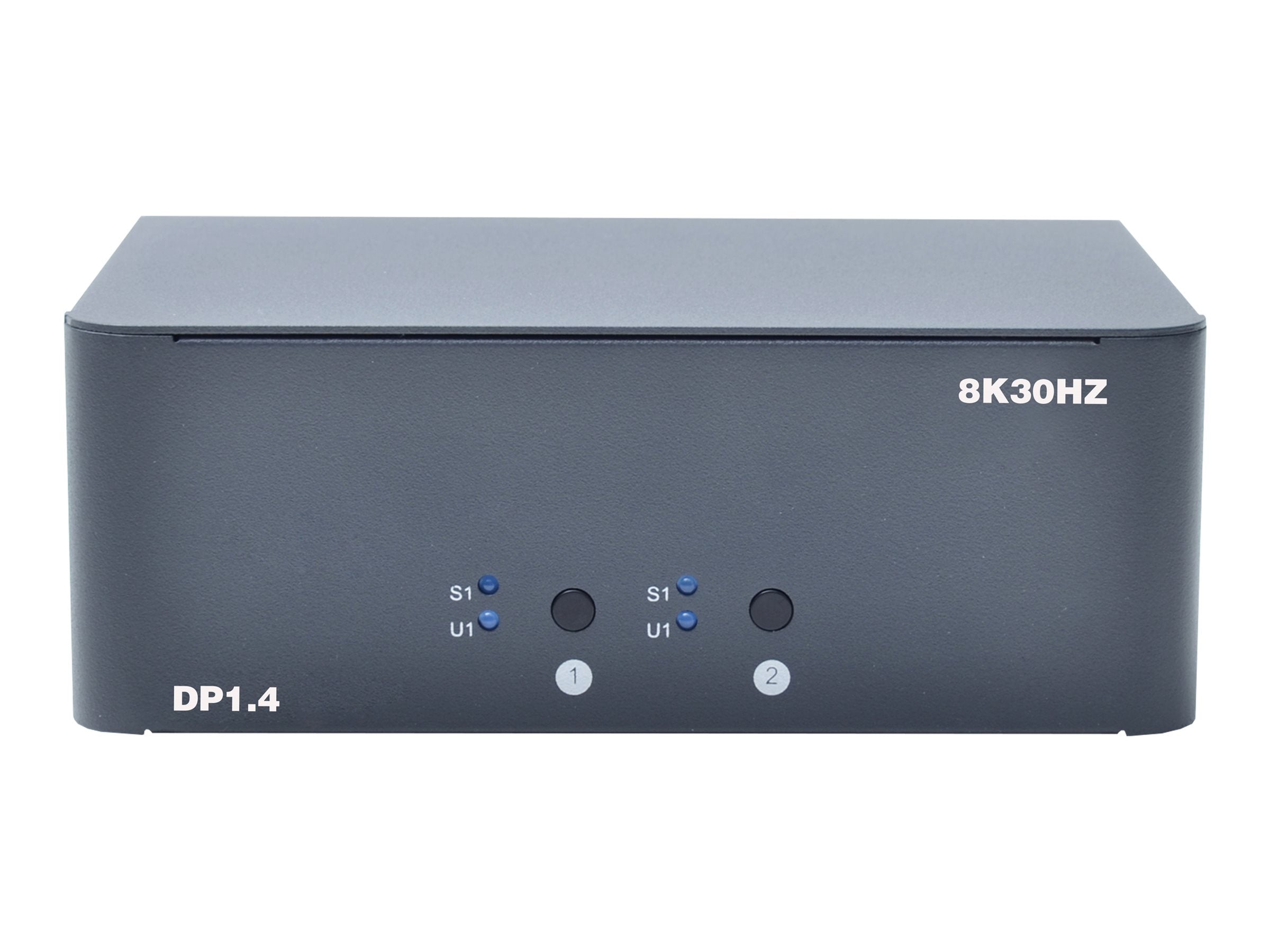 Bytecc KVM-DP2-2 - Video/audio switch - 8K, dual monitor - 2 x KVM / audio - 1 local user - desktop