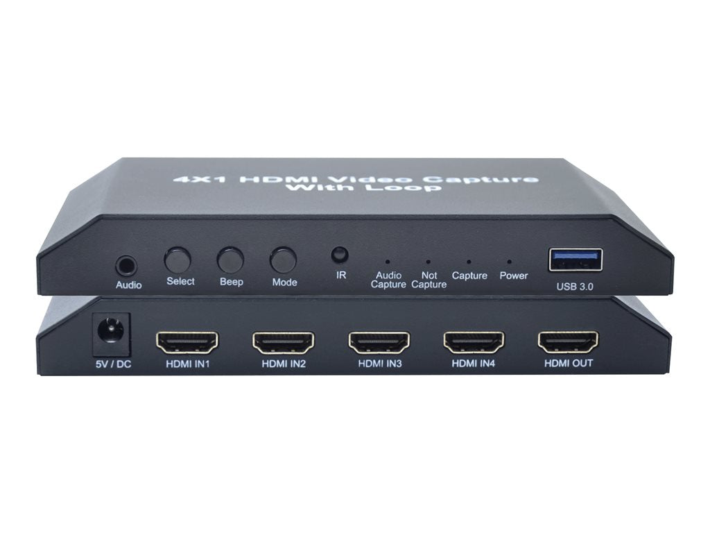 Bytecc - Video/audio switch - HDMI, USB 3.0 VCL-401