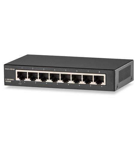 C-100 8 Port Gigabit Switch SIG-FO-SC10100