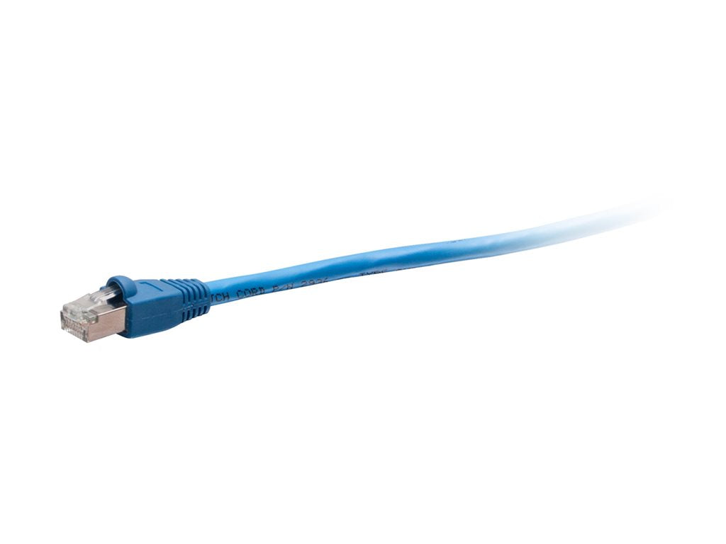 C2G 15ft Cat6 Snagless Shielded Ethernet Cable - TAA Compliant F-Series - Blue - Patch cable - TAA Compliant - RJ-45 (M) to RJ-45 C2G43732