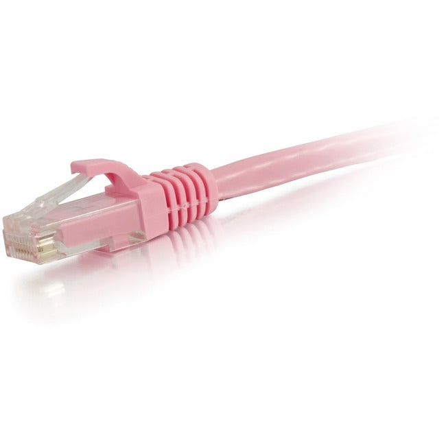 C2G 1Ft Cat6A Snagless Unshielded (Utp) Network Patch Ethernet Cable-Pink - 1 Fo