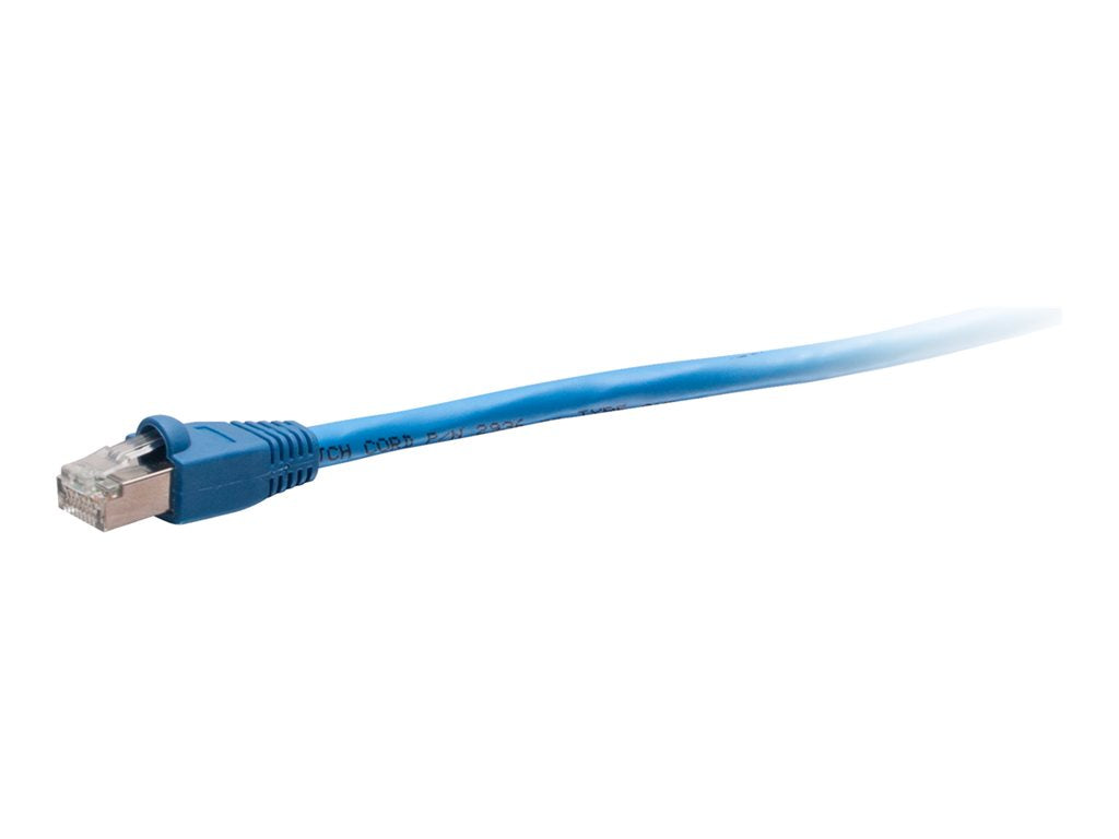 C2G 1ft Cat6 Snagless Shielded Ethernet Cable - TAA Compliant F-Series - Blue - Patch cable - TAA Compliant - RJ-45 (M) to RJ-45 C2G43722