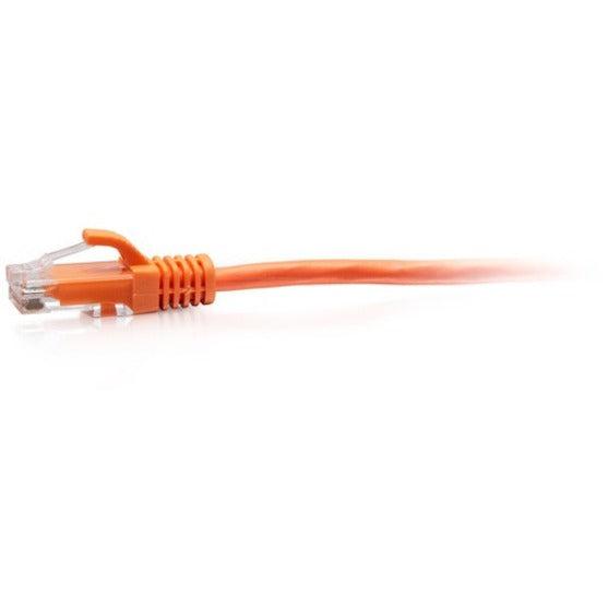 C2G 25ft Cat6a Snagless Unshielded (UTP) Slim Ethernet Patch Cable - Orange