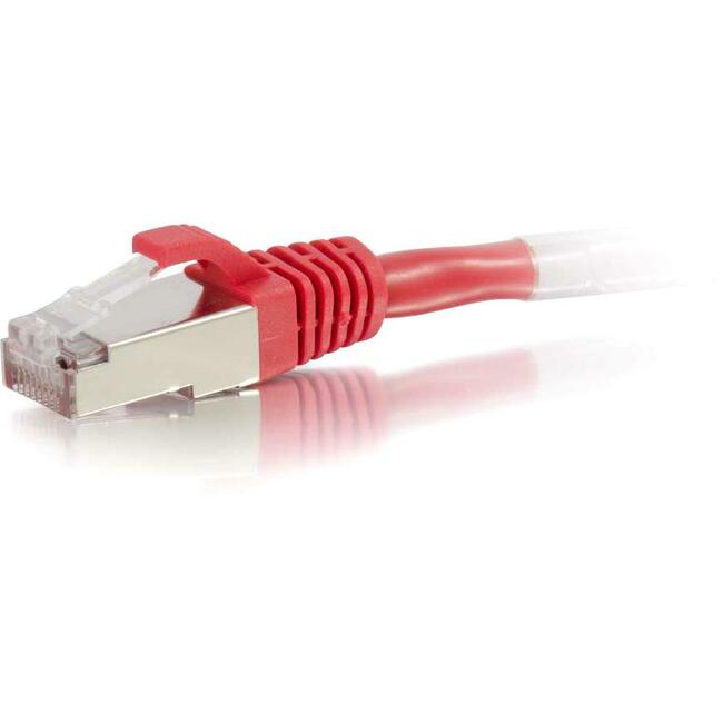 C2G 35Ft Cat6 Snagless Shielded (Stp) Network Patch Cable - Red
