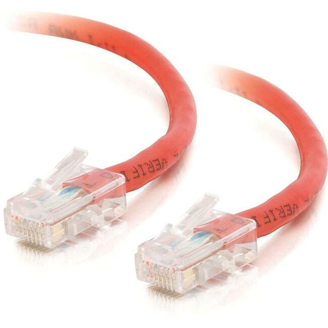 C2G 5Ft Cat5E Non-Booted Crossover Unshielded (Utp) Network Patch Cable - Red