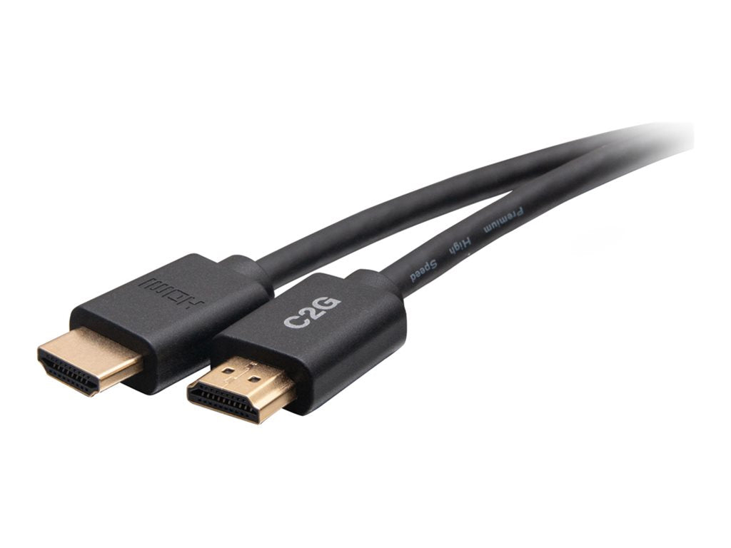 C2G 6ft (1.8m) C2G Plus Series TAA-Compliant Premium High Speed HDMI Cable with Ethernet - 4K 60Hz - Premium High Speed - HDMI C2G50110