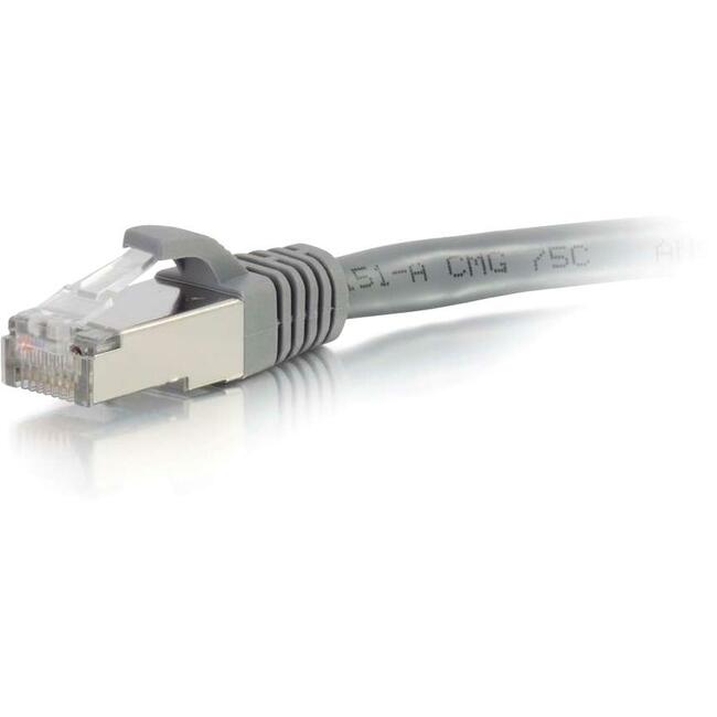 C2G 8Ft Cat6A Snagless Shielded (Stp) Network Patch Cable - Gray