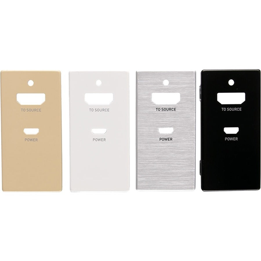 C2G HDMI Inline Extender Decorative Wall Plate w/ Interchangeable Covers C2G42395
