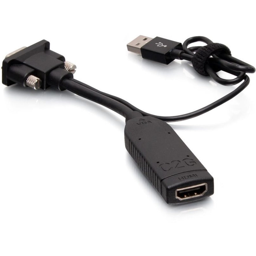 C2G VGA to HDMI Dongle Adapter Converter - M/F - C2G VGA to HDMI? Dongle Adapter