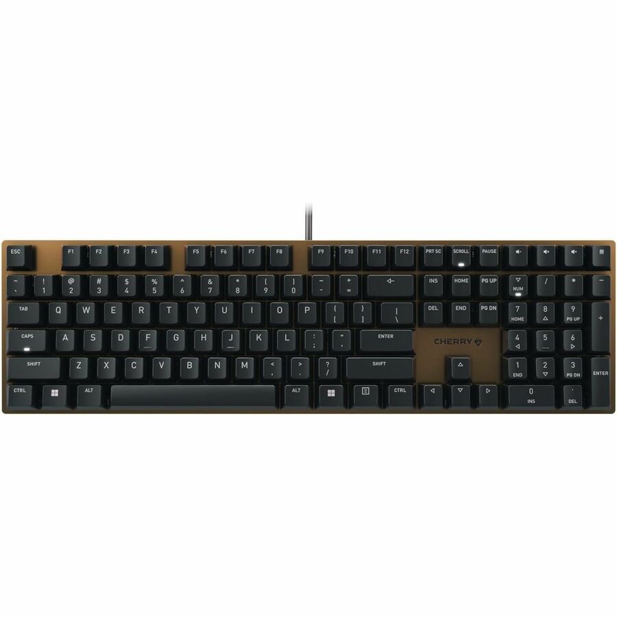 CHERRY KC 200 MX-Wired Keyboard - MX2A SILENT RED - Black/Bronze Housing G80-3950LHBUS-2