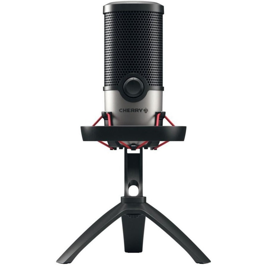 CHERRY UM 6.0 Advanced Wired Microphone - Silver Black - 8.20 ft - 20 Hz to 20 kHz - Cardi