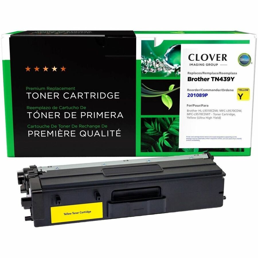 CIG Remanufactured Ultra High Yield Laser Toner Cartridge - Alternative for Brother TN439Y 201089P