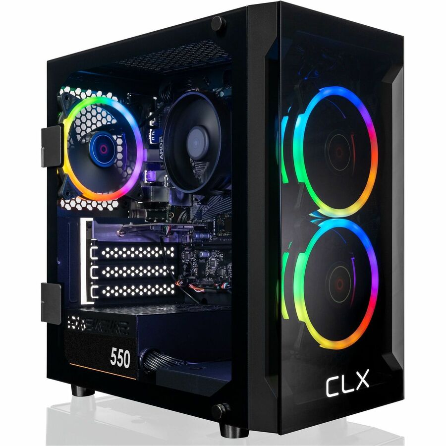 CLX SET TGMSETRXM2500BM Gaming Desktop Computer - AMD Ryzen 5 5600G Hexa-core (6 Core)