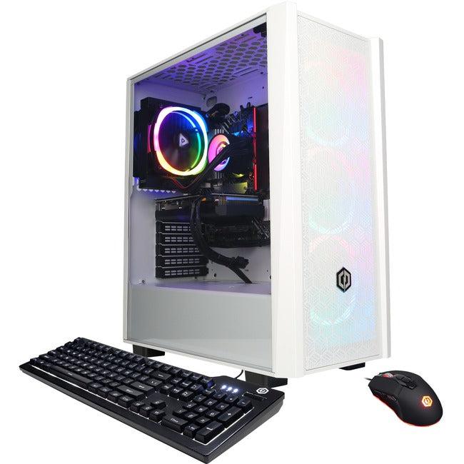 CYBERPOWERPC Gamer Xtreme GXi11140CPGV11 w/ Intel Core i5-13600KF 3.5GHz CPU, 16GB DDR5, NVIDIA GeForce RTX 3060 Ti 8GB, 1TB PCI-E NVMe SSD, 802.11AC WiFi, USB Gaming Keyboard, 7 Color RGB Gaming Mouse, Custom RGB Case Lighting & Win 11 Home 64-Bit