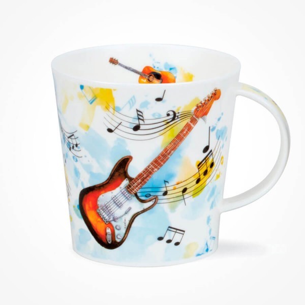 Cairngorm Bone China Mug - Guitar Making Music