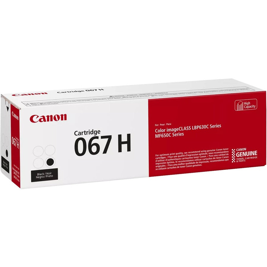Canon 067 Original High Yield Laser Toner Cartridge - Black - 1 Pack - 3130 Pages