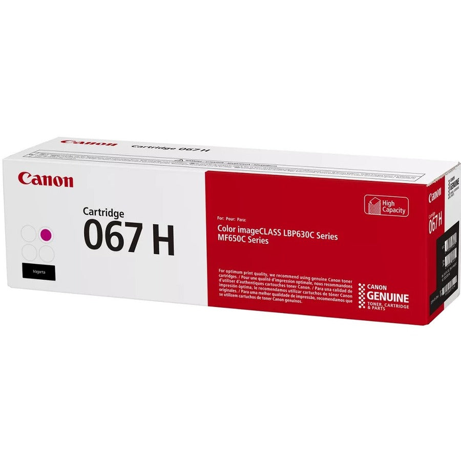 Canon 067 Original High Yield Laser Toner Cartridge - Magenta - 1 Pack - 2350 Pages